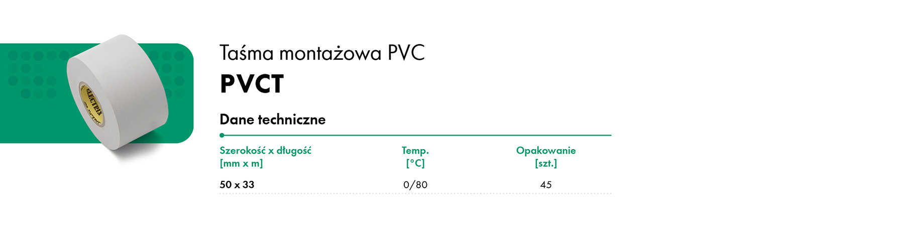 Taśma montażowa PVC HAVACO