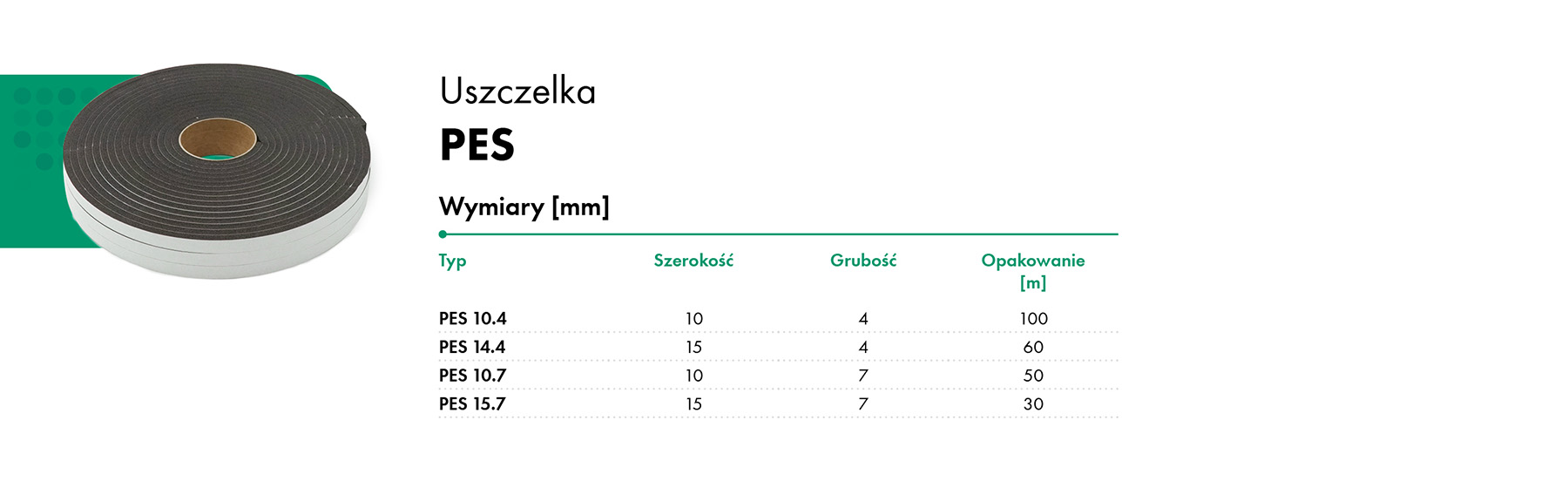 Uszczelka PES HAVACO